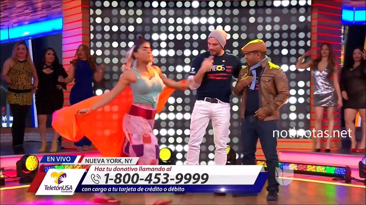 Mela la Melaza en el  Teletón USA 2018