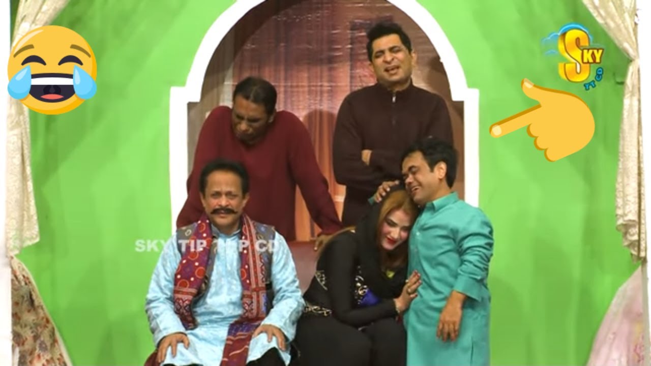 Vicky Kodu with Amjad Rana and Azeem Vicky | New Stage Drama Meri Khushboo 2020 | Comedy Clip 2020
