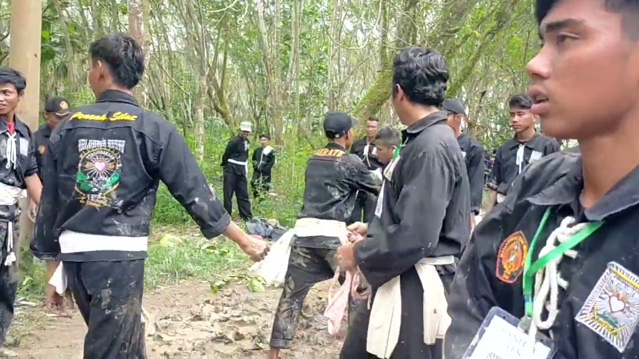 part 5 Siswa Sampai Terpental Tes Sabuk Jambon ke ijo  PSHT Ranting gajah Mati