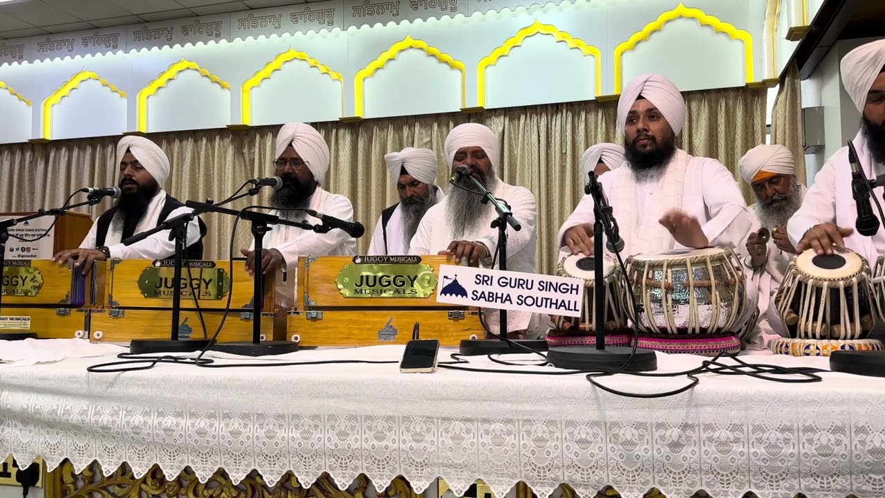 Bhai Harcharan Singh Khalsa, Bhai Maninder Singh, Bhai Jagtar Singh-AtamRas Darbar, Southall, London