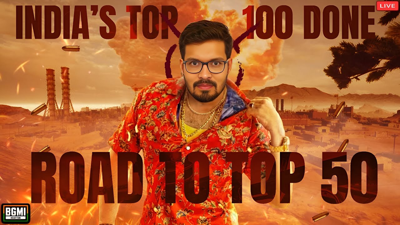 🔴Conqueror TOP 50 Today? Live in 4.1 Update BGMI | PUBG Mobile Live | Road to 100k🔥​
