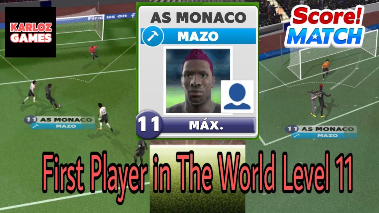 First player in the world Level 11 😱 .- Score! Match.- playing him as a forward