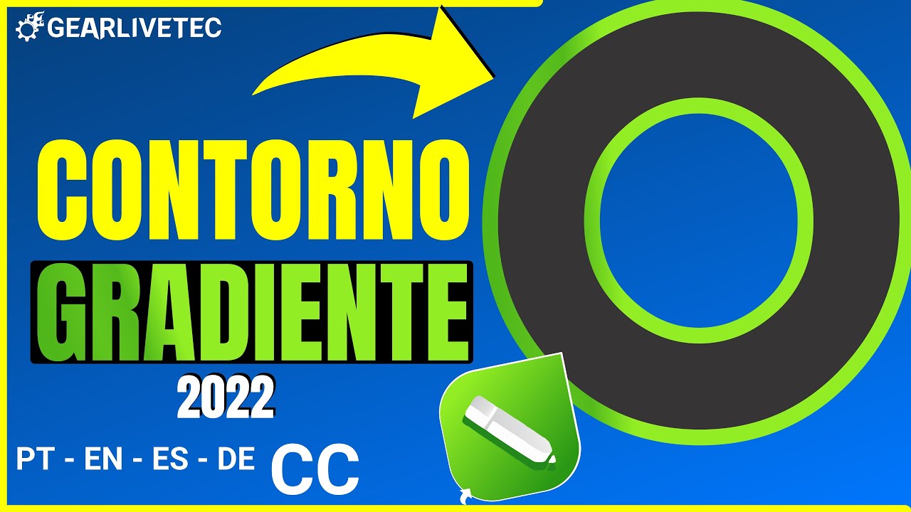 Como Por Gradiente em Contorno no Corel Draw! Como fazer Efeito Gradiente no Contorno no Corel Draw