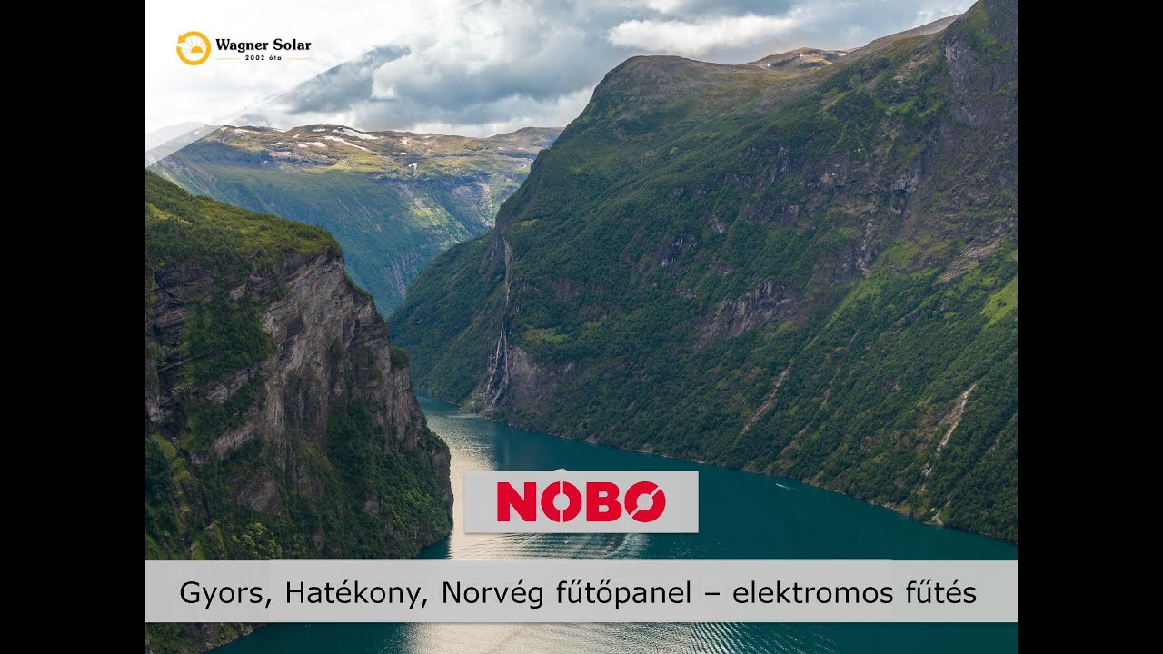 Elektromos fűtés NOBO panelekkel│Wagner Solar