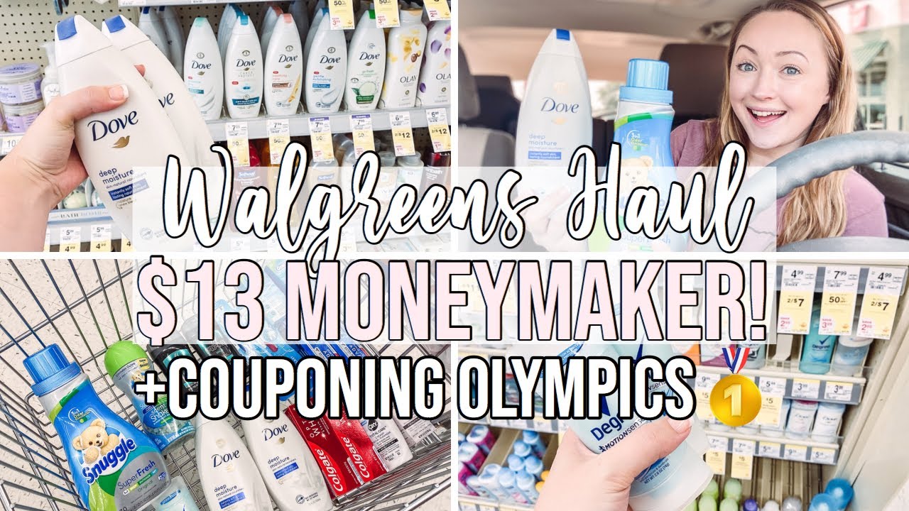 $13 MONEYMAKER WALGREENS HAUL! 🔥 COUPONING OLYMPICS 🥇