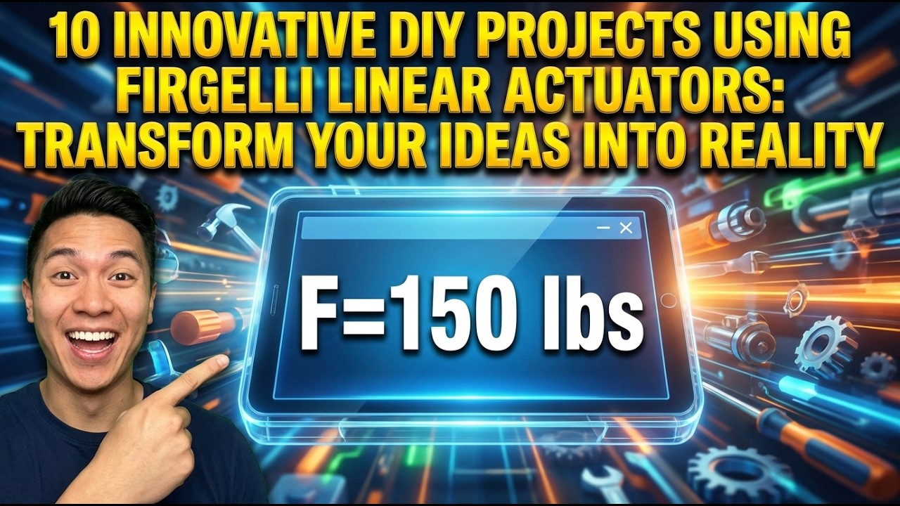 10 Innovative DIY Projects Using FIRGELLI Linear Actuators: Transform Your Ideas into Reality