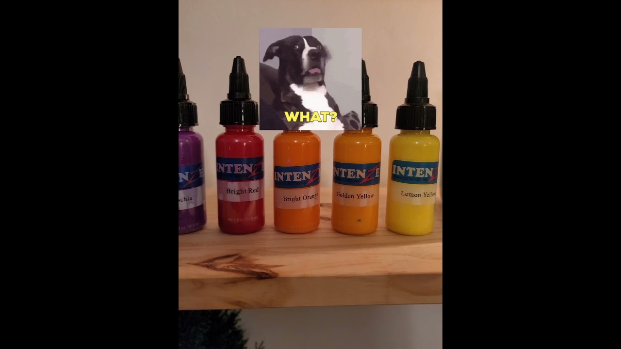 Video #1 Intenze Tattoo Ink Real vs Fake