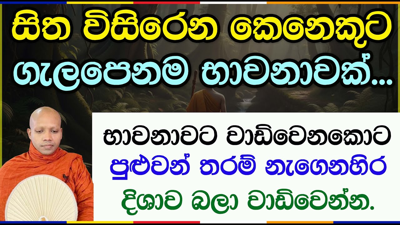 සිත විසිරෙන කෙනෙකුට තමයි මේ භාවනාව හරියන්නේ.2971Ven Hasalaka Seelawimala Thero #bawana #vipassana