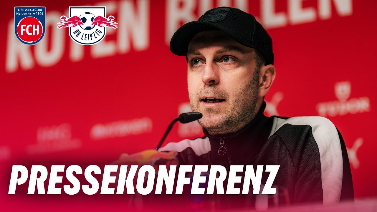LIVE 🔴 Pressekonferenz vor 1. FC Heidenheim - RB Leipzig | Bundesliga
