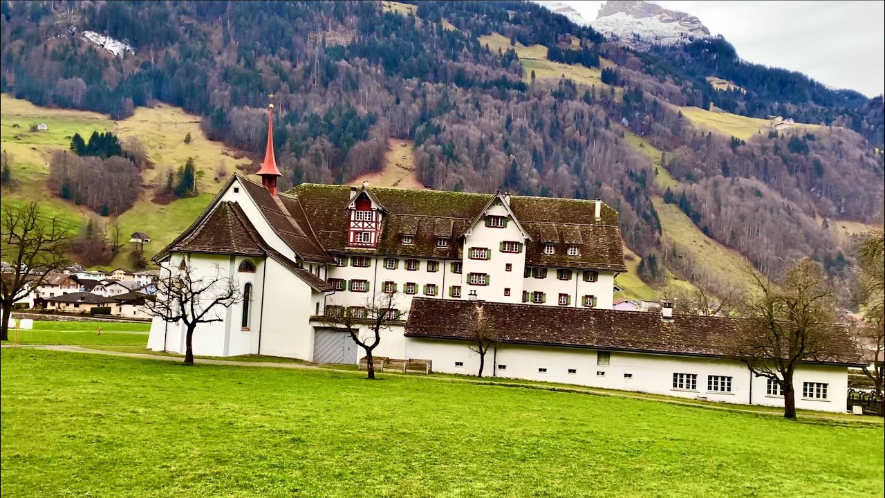 Switzerland 4K - Schwyz - One of The Most Beautiful City in Swiss - 4