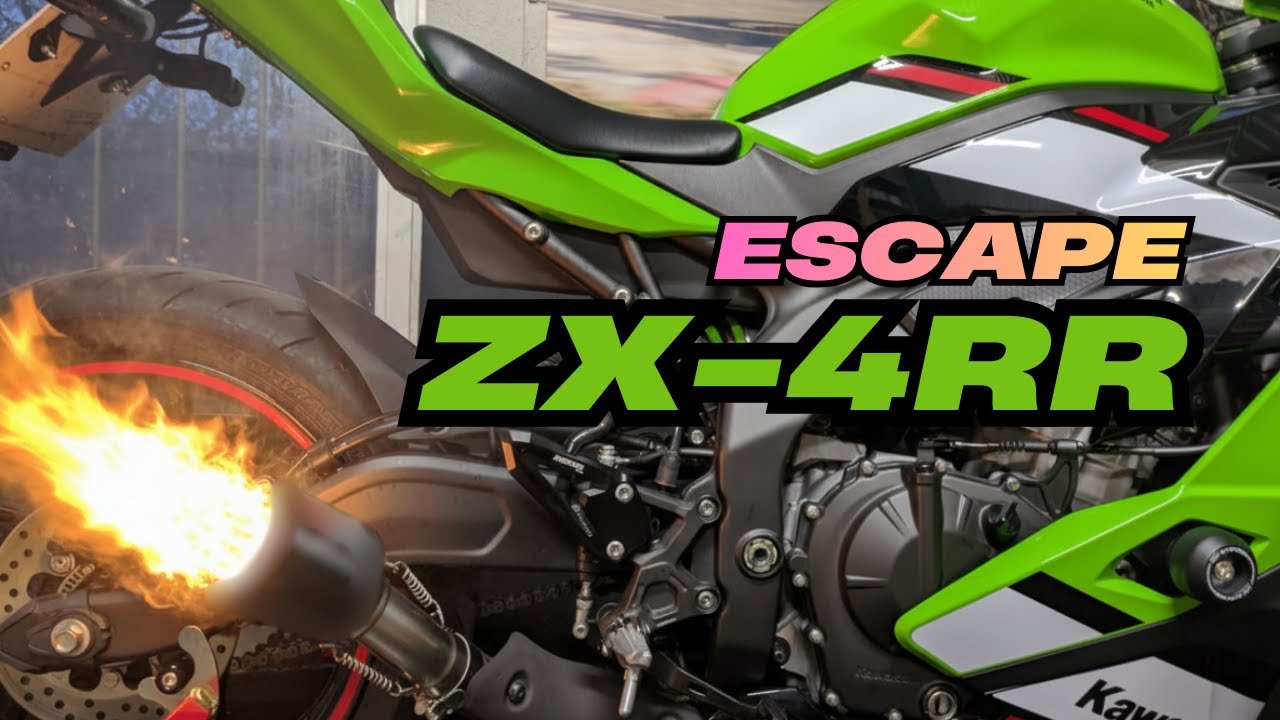 #23 ¡Nuevo Escape INSTALADO! Kawasaki Ninja ZX-4RR 2025 #kawasakizx4rr #austinracing #zx4rr