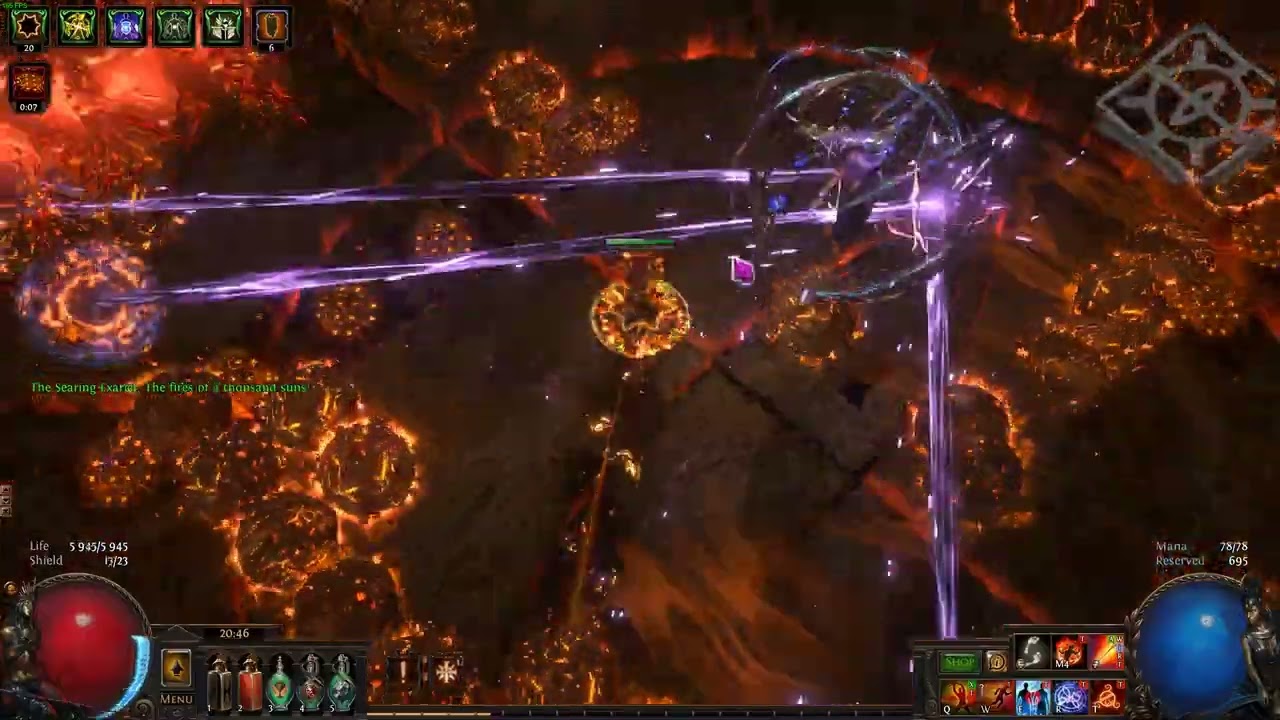 EA Ballista Champion vs Searing Exarch Ball Phase | POE HC SSF Sanctum