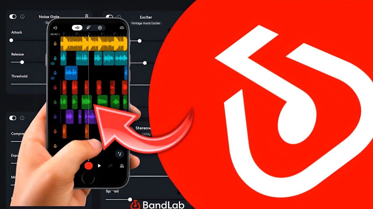 Como FAZER uma GRAVAÇÃO de QUALIDADE no CELULAR usando o BANDLAB !!! - Dicas pra gravar corretamente