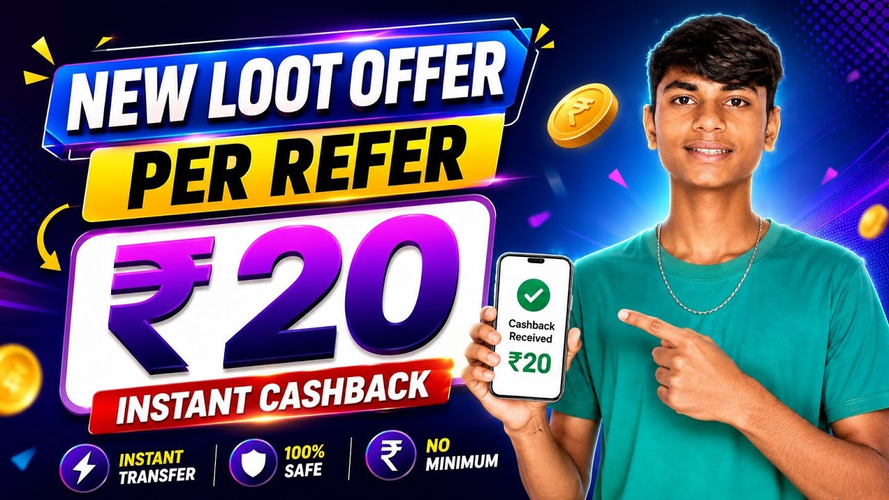 Earning Loot Offer Today~New Loot Offer Today~New Rafer And Earn App Today~New Earning App Today 💸