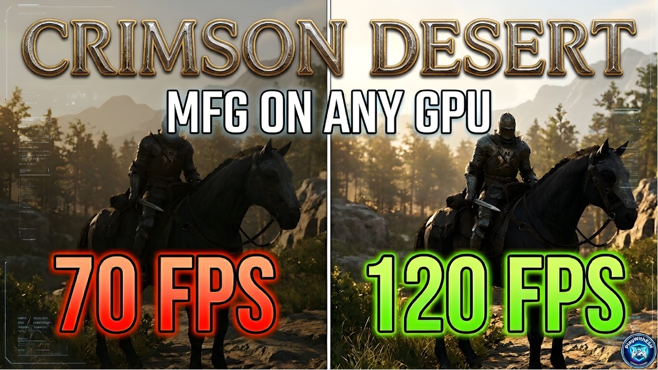Crimson Desert Multi Frame Generation on Any GPU (FPS Boost Test)