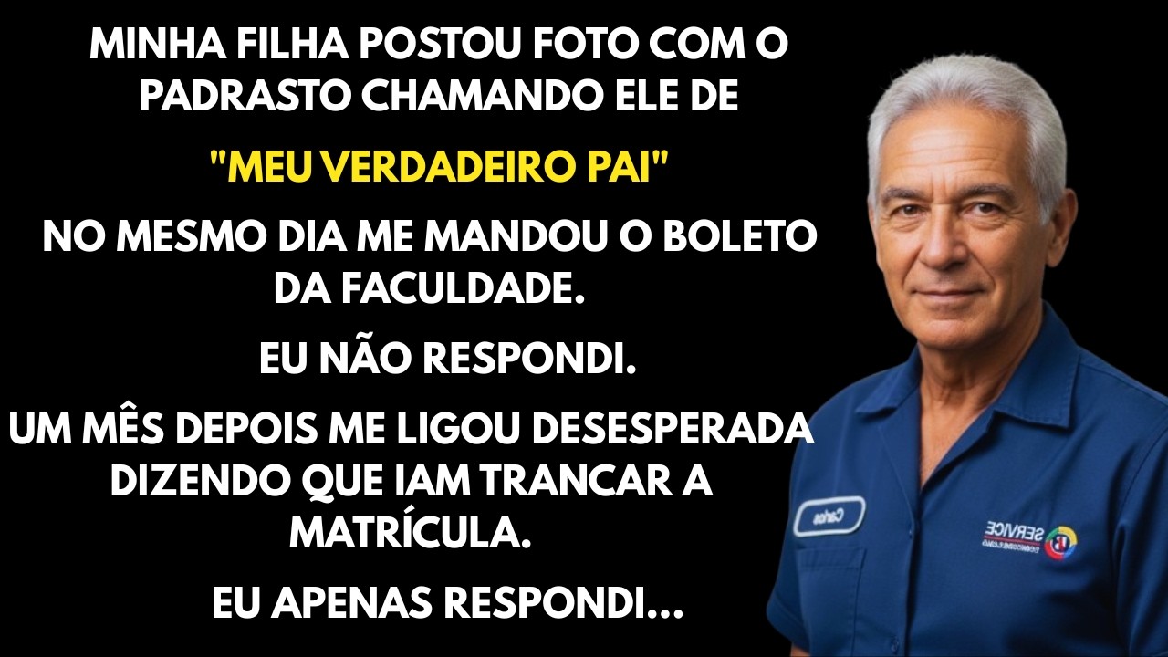 MINHA FILHA POSTOU FOTO COM O PADRASTO E ESCREVEU 