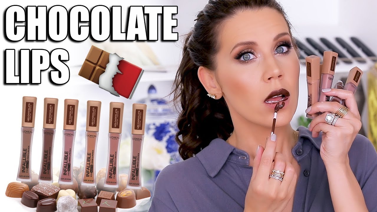 L'OREAL CHOCOLATE SCENTED LIQUID LIP