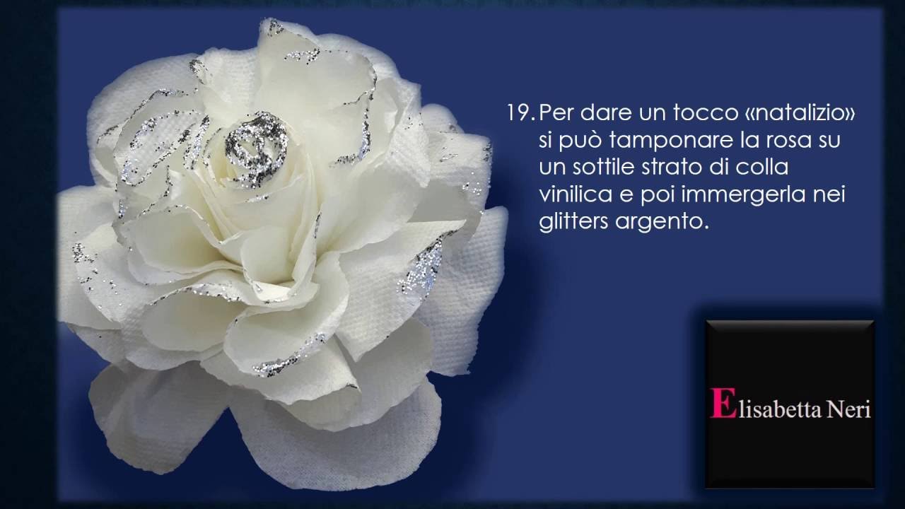 rose con i tovaglioli di carta