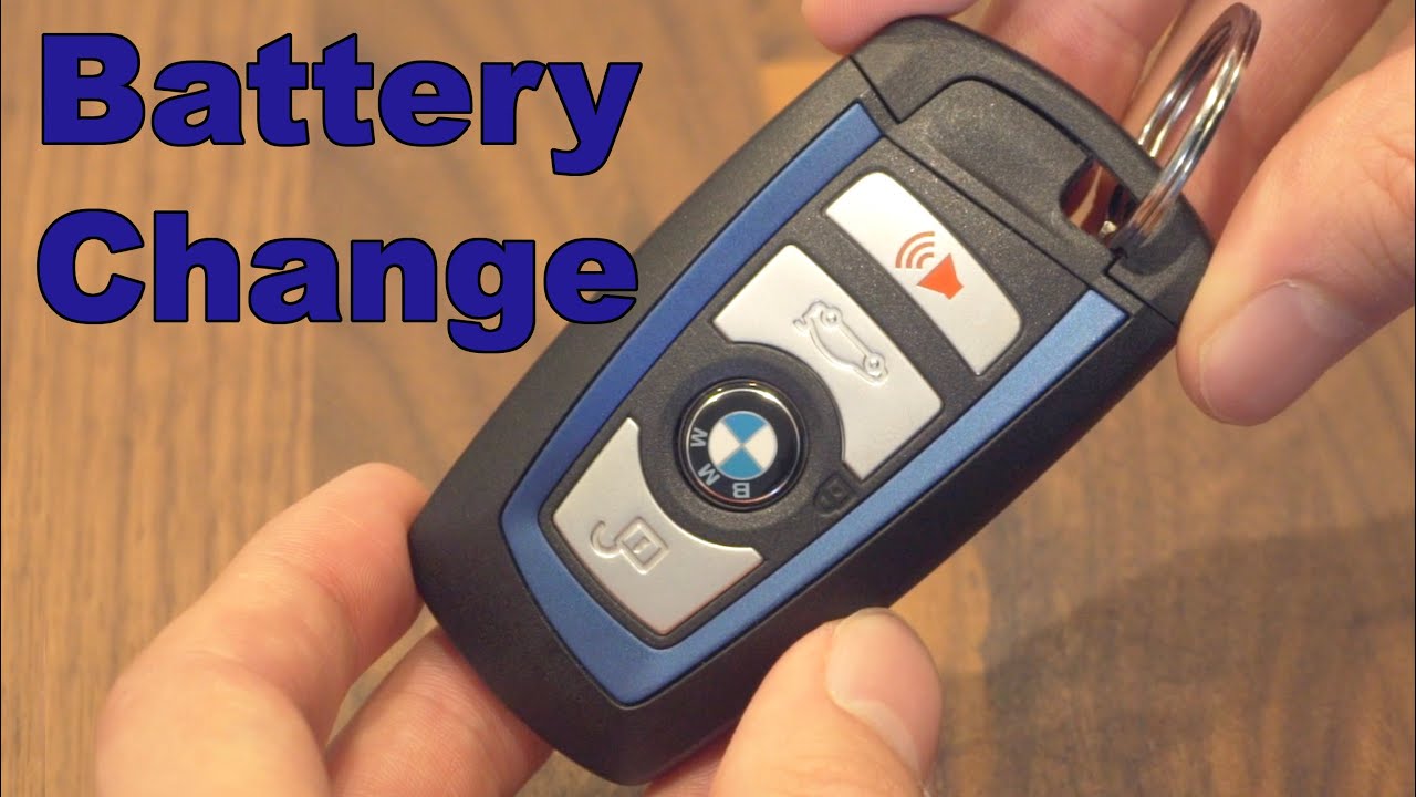 Как заменить батарейку в брелоке BMW