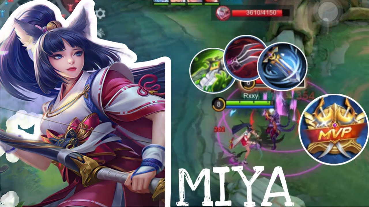 19 kill !! Miya this game get MVP.#mobilelegends #mobilegame @Baxx1041 