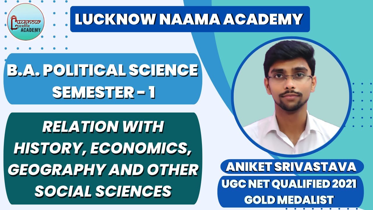Relation of Political Science with other Social Sciences | Explained  | BA Semester 1