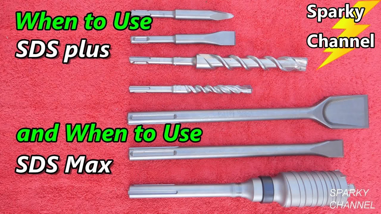 When to Use SDS Plus VS  When to Use SDS Max and the Differences Between Them