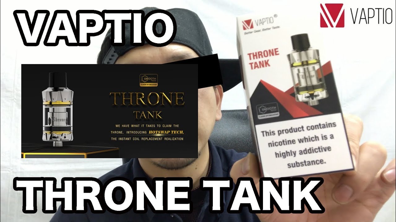 [VAPE][アトマイザー/クリアロマイザー][VAPTIO]THRONE TANK[23.5mm][ベイプ][レビュー]