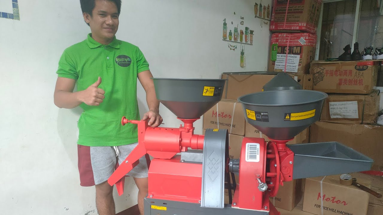 COMBINED RICE MILL WITH GRINDER AND PULVERIZER SET UP GUIDE