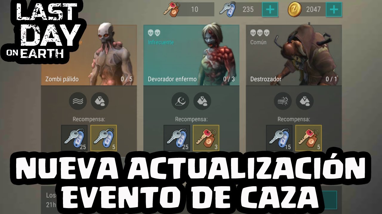 NUEVA ACTUALIZACIÓN EVENTO DE CAZA | LAST DAY ON EARTH: SURVIVAL | [El Chicha]