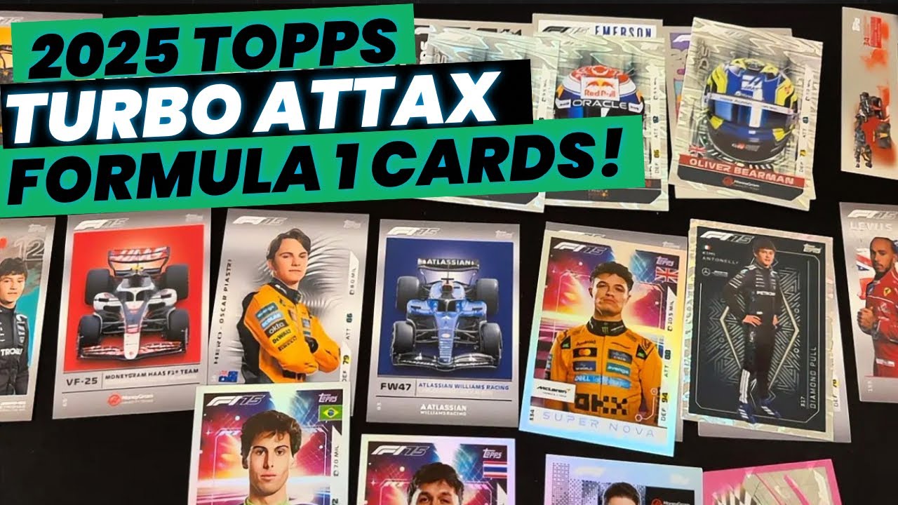 2025 Turbo Attax F1 Cards First Look! Black Diamond Pull Formula 1 Pack Break! #f1 #topps 