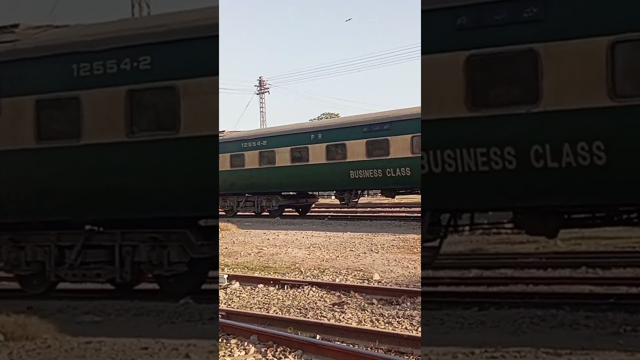 115UP Musa Pak Express with AGE 30 6017 Blue Tiger Departing from Multan Cantt
