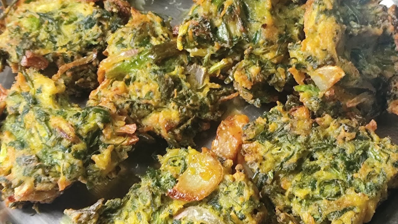 चना साग के पकौड़ी बनाने का असान तरिका 😊एक बार जरुर देखें🙏by उषा सिंह🙏