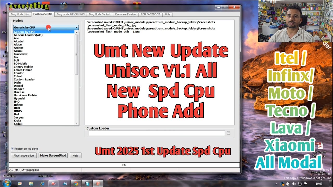 UMTv2/UMTPro Unisoc Module v1.1 Released / Umt 2025 Ka Sabse Best Update SPD Cpu Ka