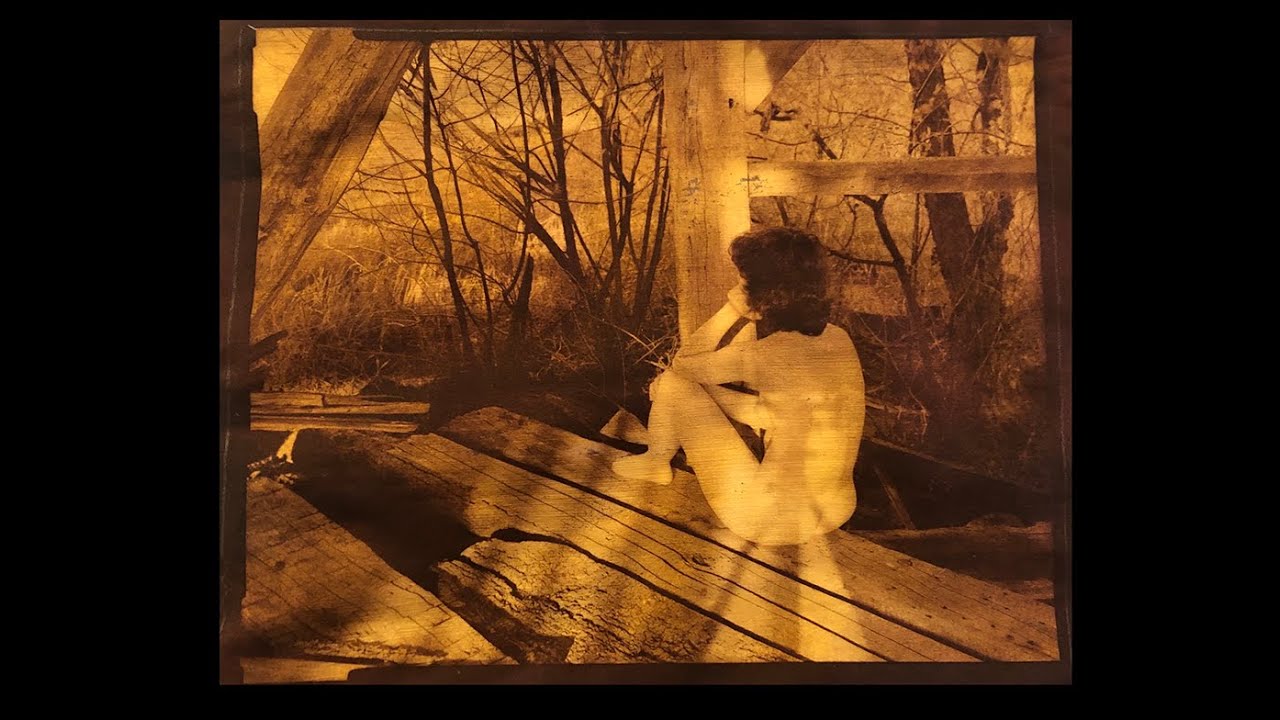 Gold leaf palladium printing on vellum, By: Professor Richard E. Jurus,II