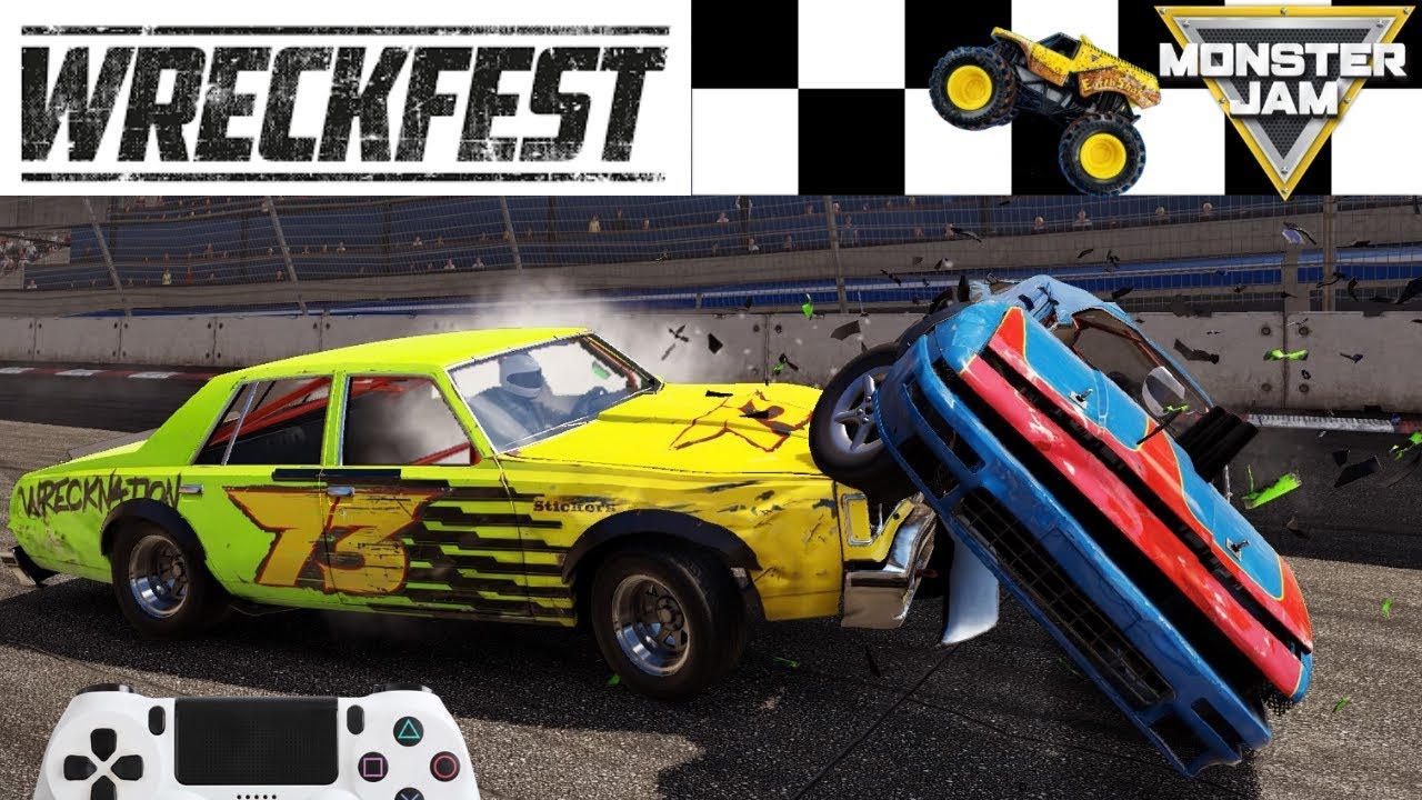 Wreckfest Racing Console Gameplay | Monster Jam Challenge