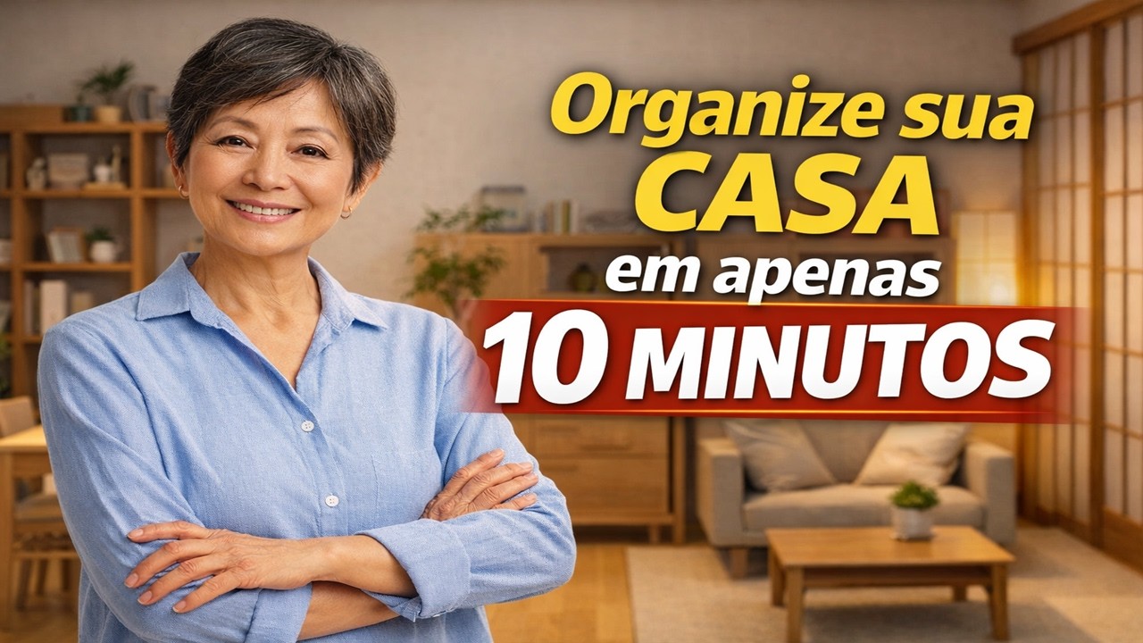 13 HÁBITOS JAPONESES MILENARES para organizar sua casa EM APENAS 10 MINUTOS