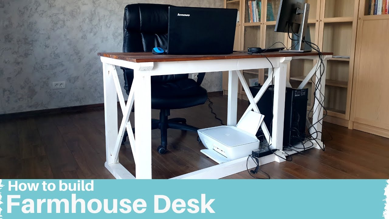 Building a Farmhouse Office Desk