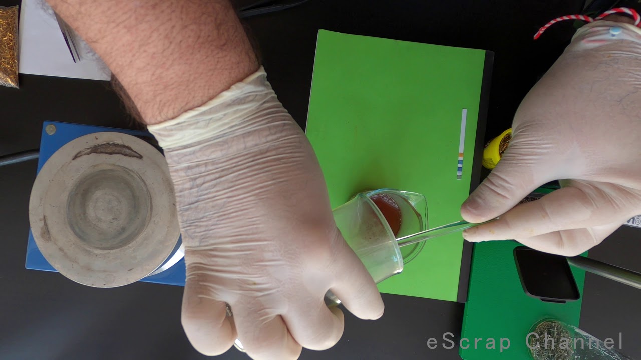 Gold Stripping Agent Test: Eco-goldex E series