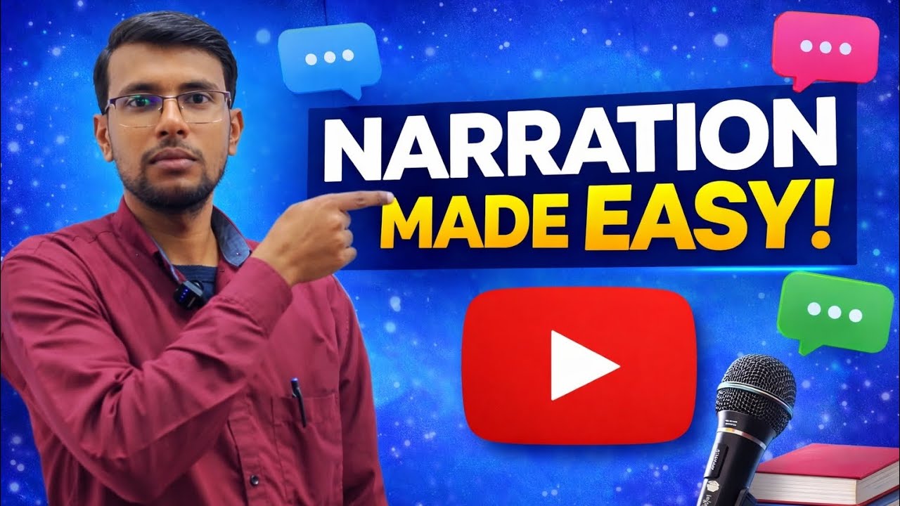 Narration Made Easy 😎 | No Tension, Full Marks | English with Taki