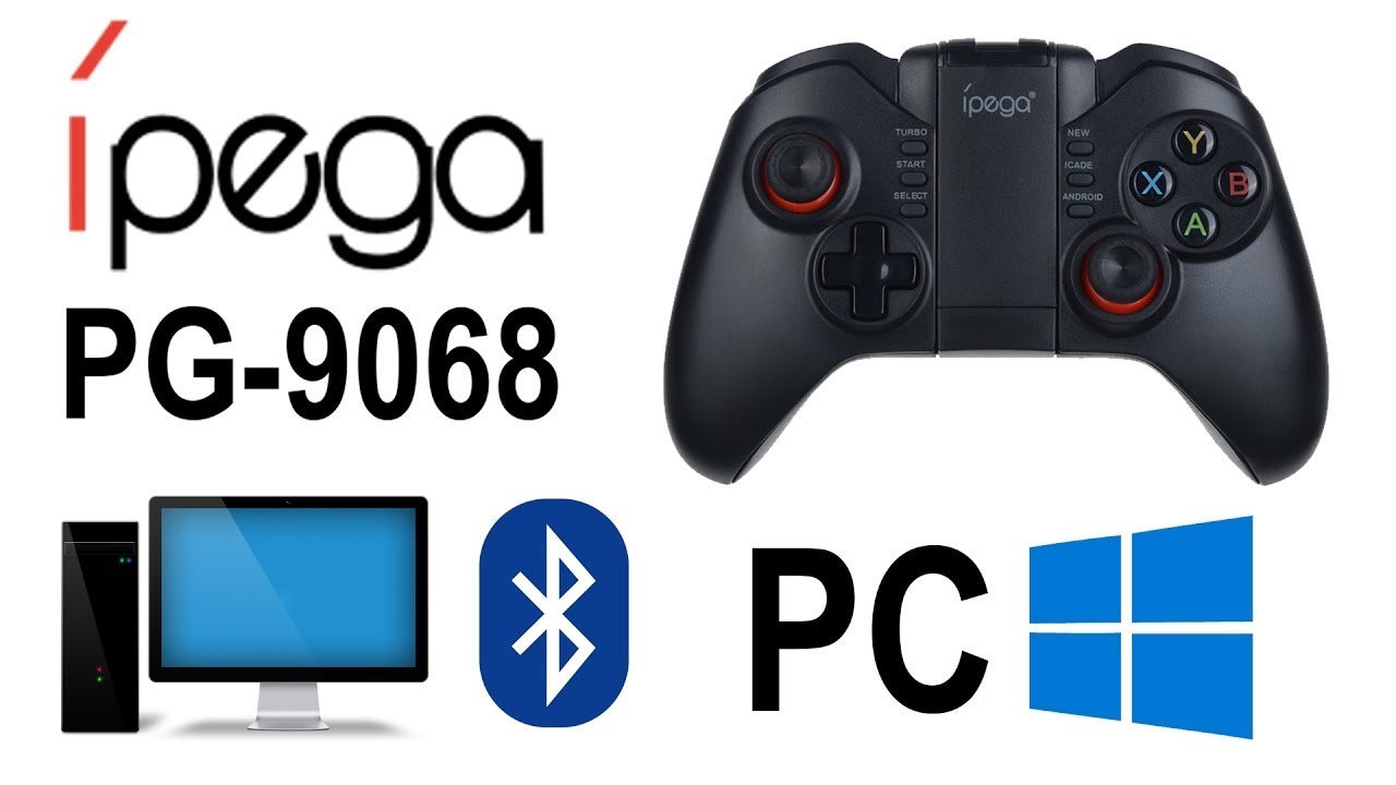 Ipega PG-9068 - Como Jogar no PC via Bluetooth (Windows 10)