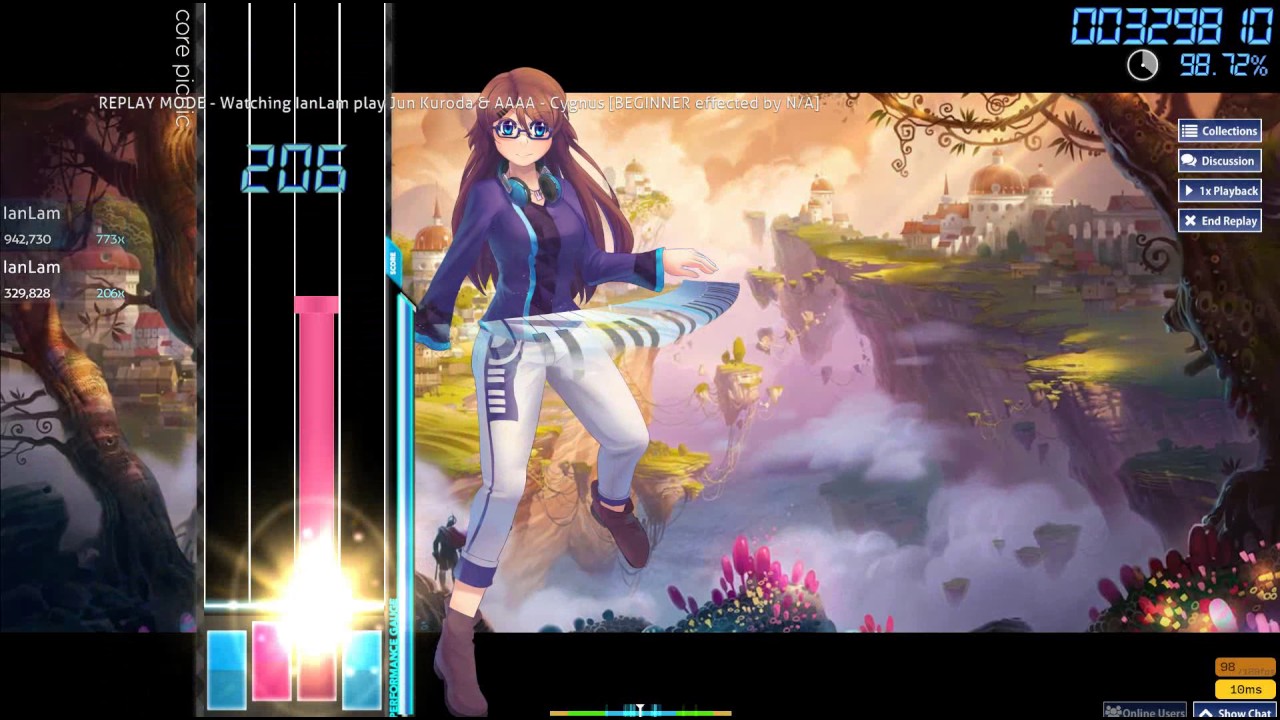 【osu! mania】 Jun Kuroda & AAAA - Cygnus [BEGINNER effected by N/A]
