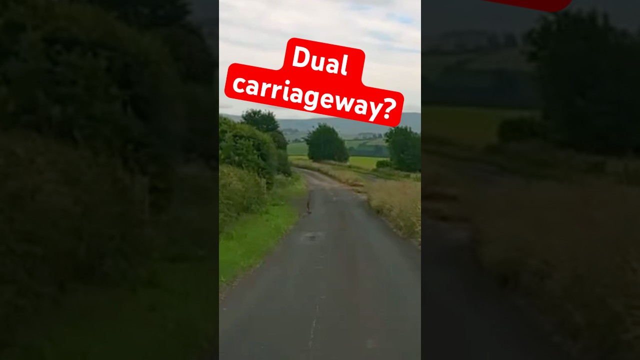 What is a dual carriageway, and how many lanes does a dual carriageway have?