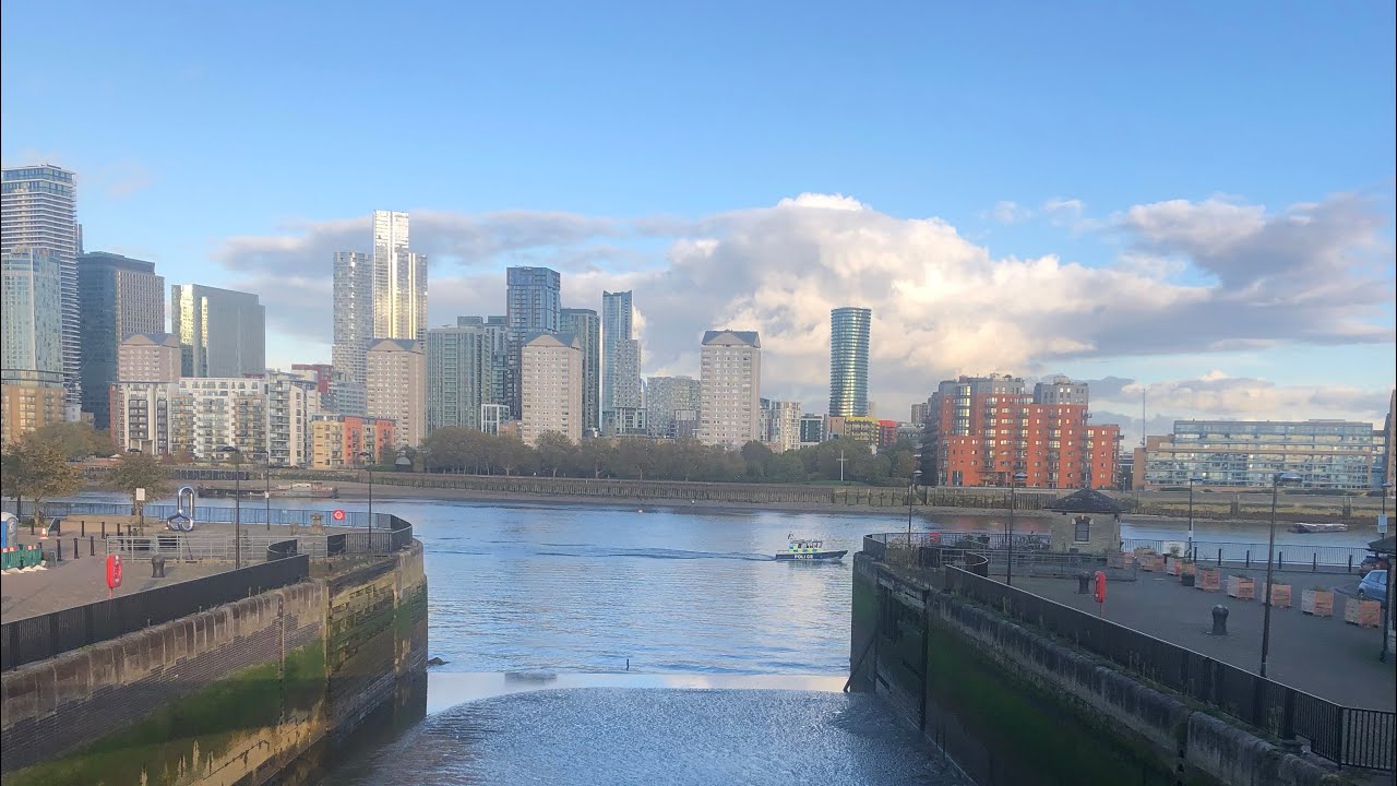 Walking Around London & Kent / Surrey Quays - Marina South Dock, Rotherhithe [Part 1]