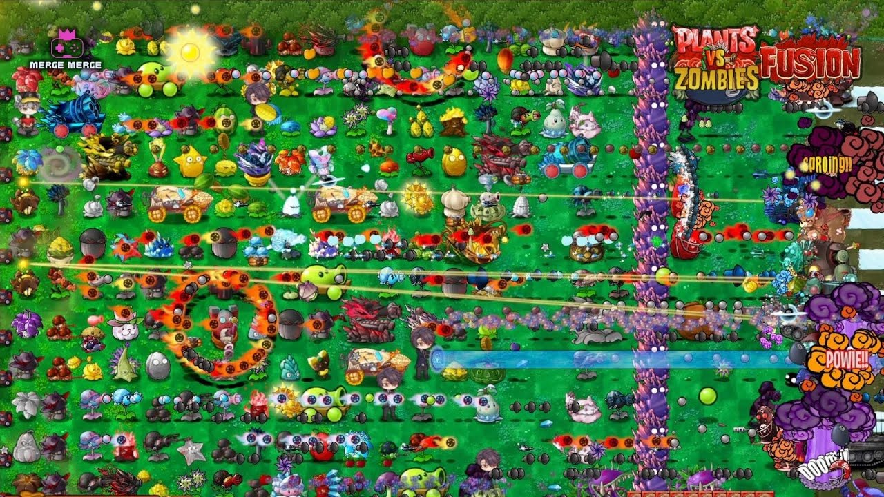 PvZ Fusion - Guarana Edition : Larg Map - Gameplay  05