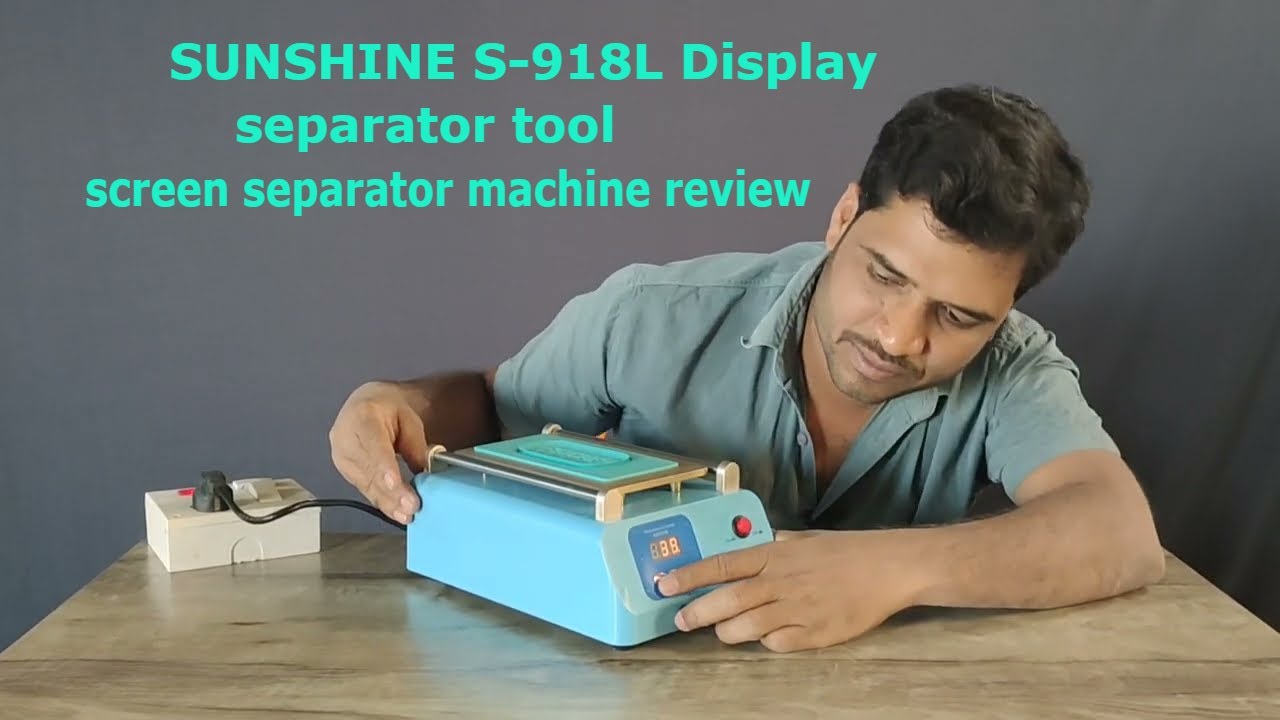 SUNSHINE S-918L screen separator tool || screen separator machine review