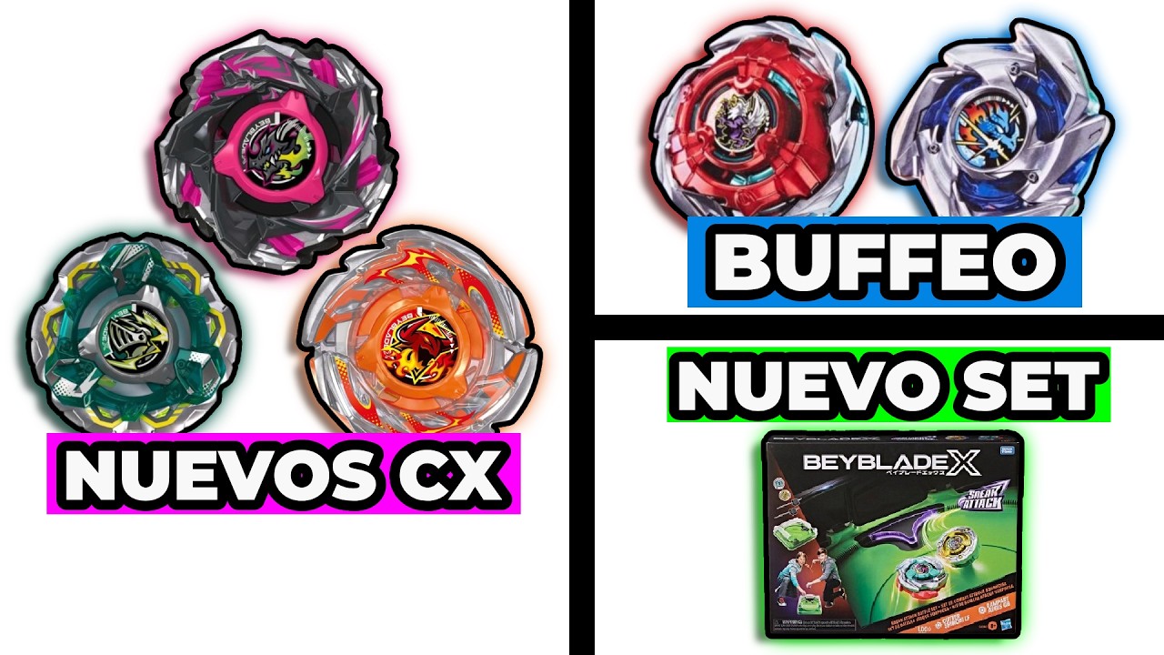 Nuevos Beys CX, Mejoraran a los UX y BX, y Hasbro Carreando Beyblade X 🔥