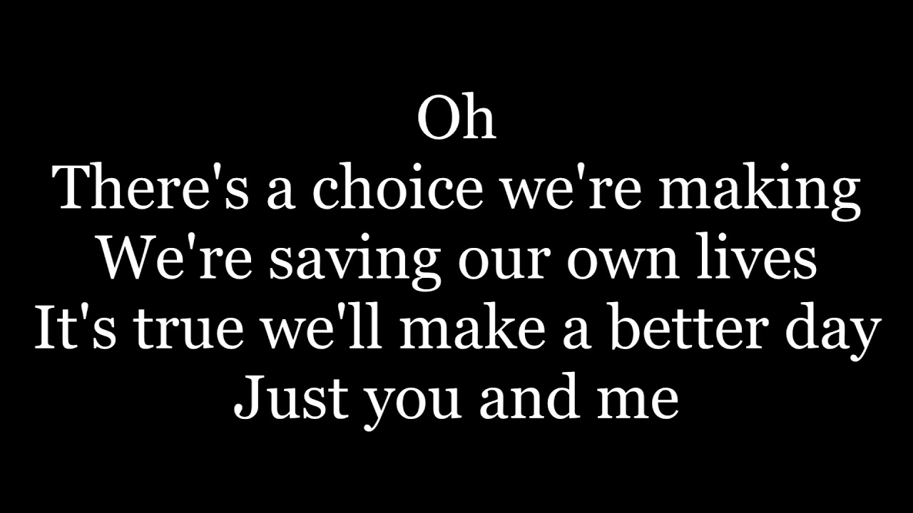 U.S.A. For Africa - We Are The World (lyrics)
