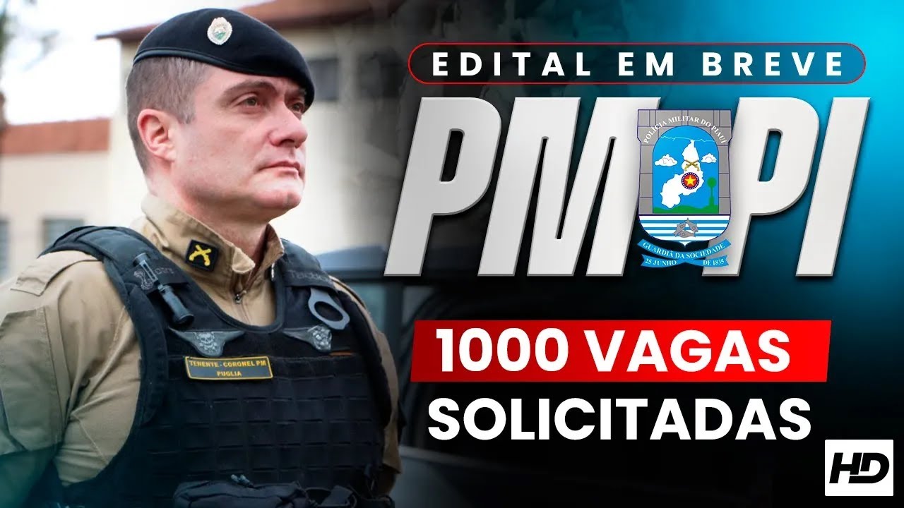 CONCURSO PM PI 2025 - EDITAL AINDA ESSE ANO ?