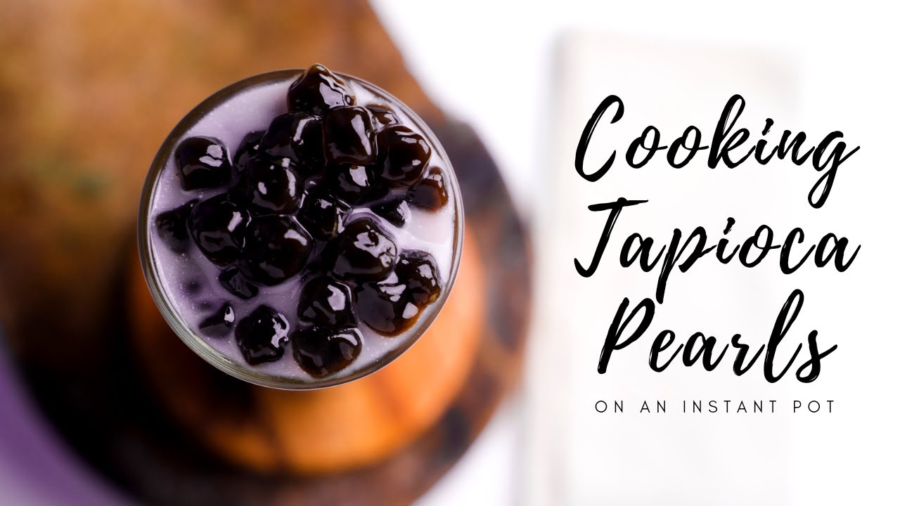 HOW TO: COOK TAPIOCA PEARLS [INSTANT POT] + INSTANT MILKTEA [TAIWAN]