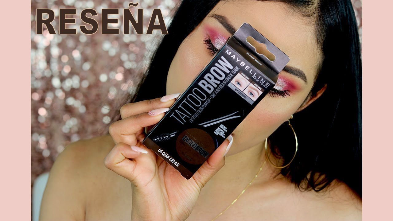 POMADA PARA CEJAS TATTOO BROW de MAYBELLINE I @elcanaldeges